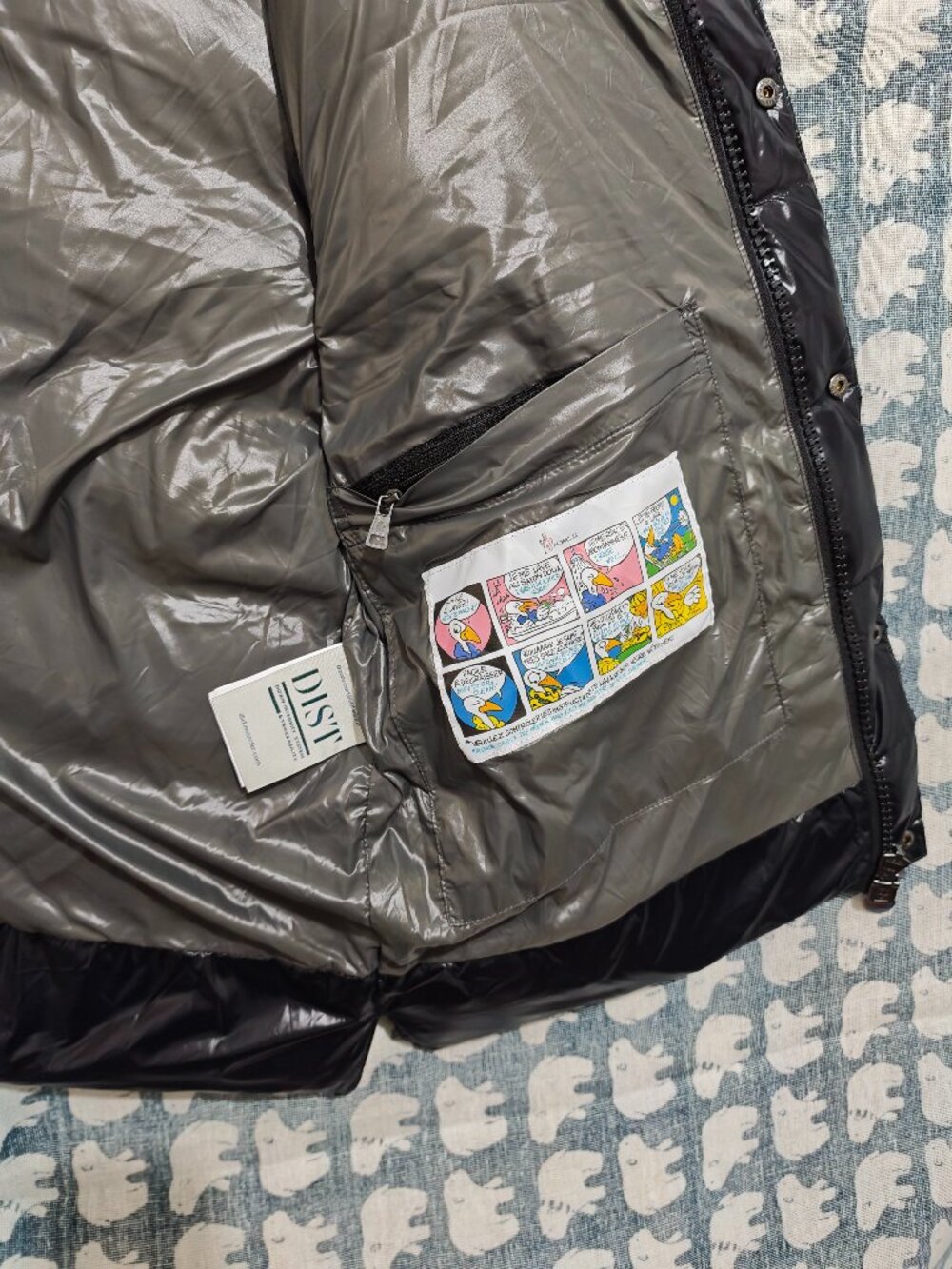 Moncler Black Shiny Puffer Down Vest Unisex - Picture 7 of 11